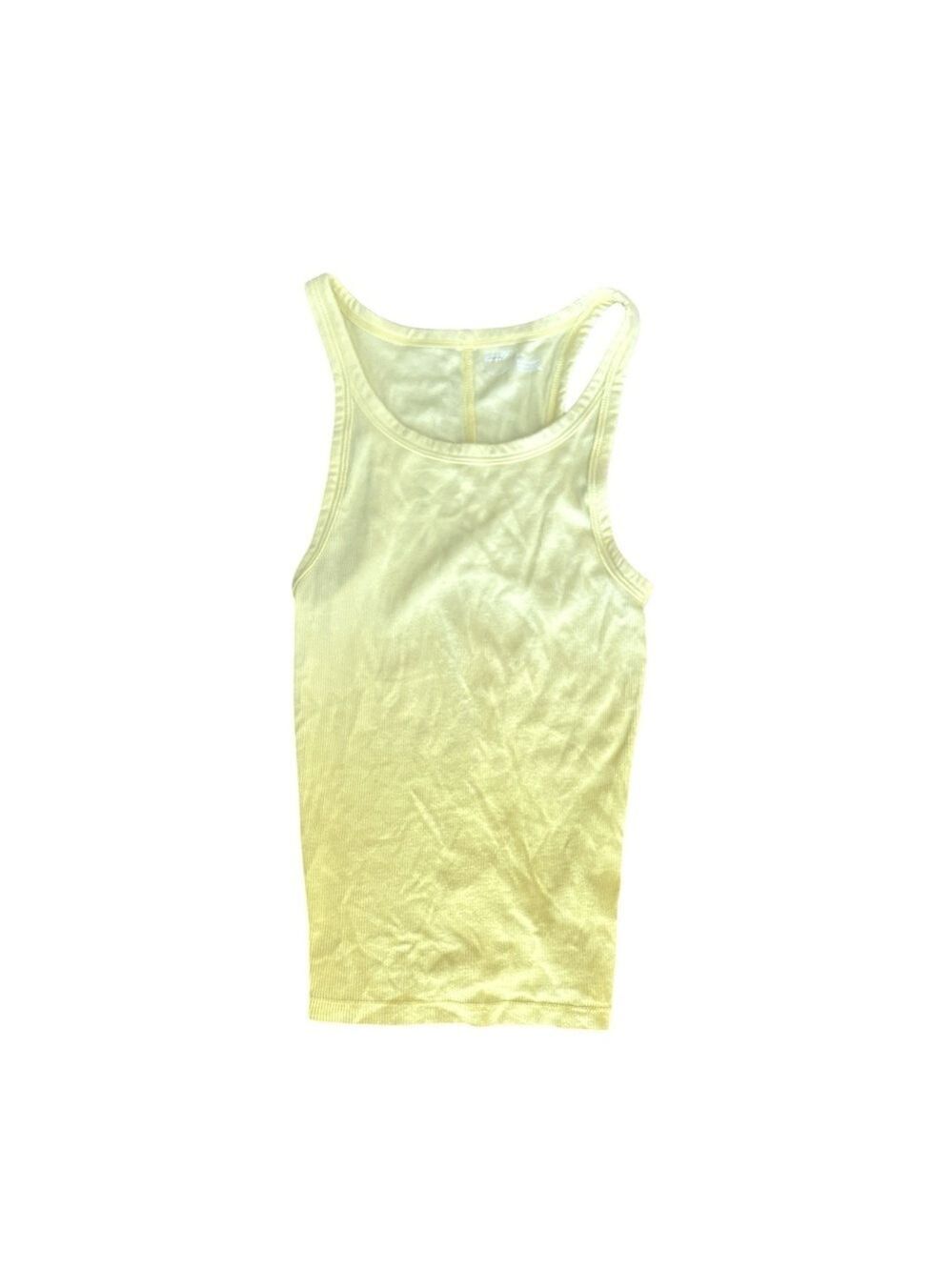 Aerie Yellow Ombre Ribbed Tank Top Small
